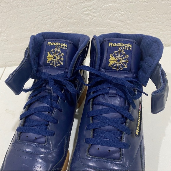 Men’s Reebok Exofit Plus HI SE Retro Blue Shoes 2-J09957 - sz 12 - athletic - Picture 12 of 16